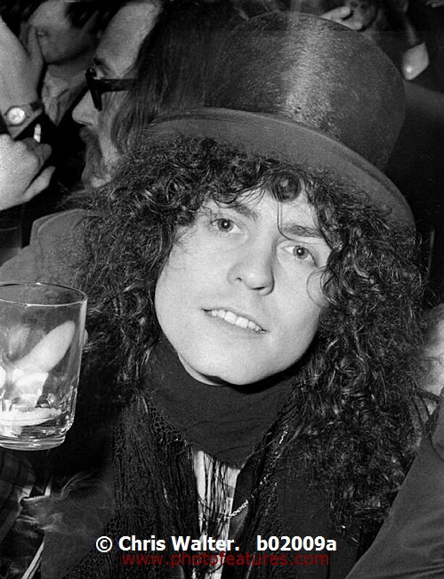 Photo of Marc Bolan for media use , reference; b02009a,www.photofeatures.com