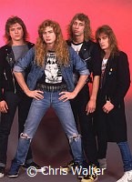 Megadeth 1986 Megadeth 1986 Chris Poland, Dave Mustaine, Gar Samuelson and David Ellefson<br> Chris Walter