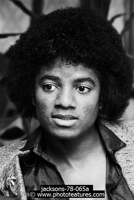 Photo of Michael Jackson for media use , reference; jacksons-78-065a,www.photofeatures.com