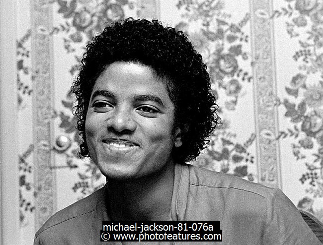 Photo of Michael Jackson for media use , reference; michael-jackson-81-076a,www.photofeatures.com