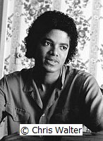 Michael Jackson 1981 at his Encino home.<br> Chris Walter<br>