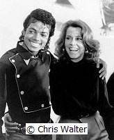 MICHAEL JACKSON 1983 with Jane Fonda