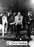 Michael Jackson 1983 filming 'Beat It' Video<br> Chris Walter<br>