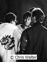 Michael Jackson 1983 filming the 'Beat It video.<br> Chris Walter<br>