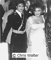 Michael Jackson 1986 American Music Awards with Elizabeth Taylor