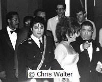 MICHAEL JACKSON 1986 with Elizabeth Taylor American Music Awards