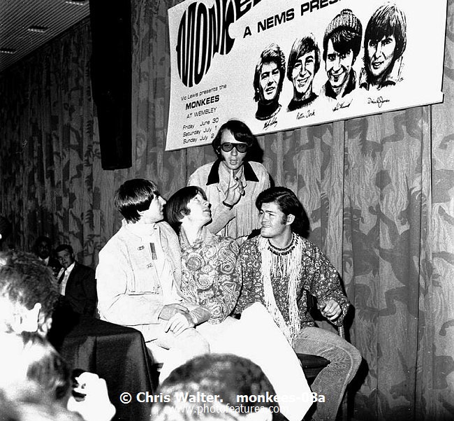Photo of Monkees for media use , reference; monkees-08a,www.photofeatures.com