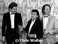 Monkees 1986 Micky Dolenz, Davy Jones and Peter Tork at American Musi Awards