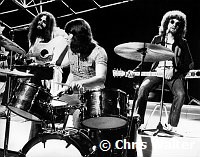The Move ELO 1971 Jeff Lynne Bev Bevan and Roy Wood the group promoted both bands in 1971 -1972<br> Chris Walter