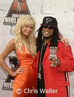 Paris Hilton and Lil Jon, Pre-Show hosts at the 2004 MTV Movie Awards at Sony Picture Studios in Culver City 6/5/2004 