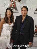 Jim Caviezel  and wife Kerri at the 2004 MTV Movie Awards at Sony Picture Studios in Culver City 6/5/2004 
