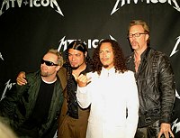 Metallica<br>at MTV Icon show at Universal Studios