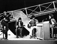 Photo of Mungo Jerry 1971  John Godfrey, Paul King, Ray Dorset and Colin Earl on Top Of The Pops<br> Chris Walter<br>