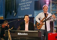 Jeff Lorber plays new Rhodes keyboards at NAMM Show tribute to Harold Rhodes January 18th 2007<br>Photo by Chris Walter/Photofeatures