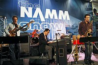 Jeff Lorber plays new Rhodes keyboards at NAMM Show tribute to Harold Rhodes January 18th 2007<br>Photo by Chris Walter/Photofeatures