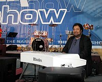 George Duke plays new Rhodes keyboards at NAMM Show tribute to Harold Rhodes January 18th 2007<br>Photo by Chris Walter/Photofeatures