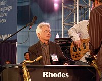 David Benoit plays new Rhodes keyboards at NAMM Show tribute to Harold Rhodes January 18th 2007<br>Photo by Chris Walter/Photofeatures
