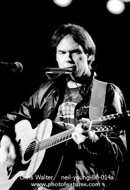 Photo of Neil Young for media use , reference; neil-young-86-014a,www.photofeatures.com