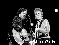 Neil Young and Graham Nash 1986<br> Chris Walter<br>
