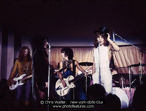 Photo of New York Dolls by Chris Walter , reference; new-york-dolls-01a,www.photofeatures.com