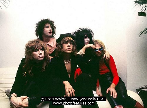 Photo of New York Dolls by Chris Walter , reference; new-york-dolls-03a,www.photofeatures.com