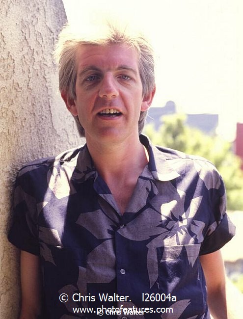 Photo of Nick Lowe for media use , reference; l26004a,www.photofeatures.com