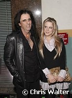 Alice Cooper and daughter Calico Cooper at arrivals for the NME Awards USA held at the El Rey Theatre in Hollywood, April 23rd 2008.<br>Photo by Chris Walter/Photofeatures