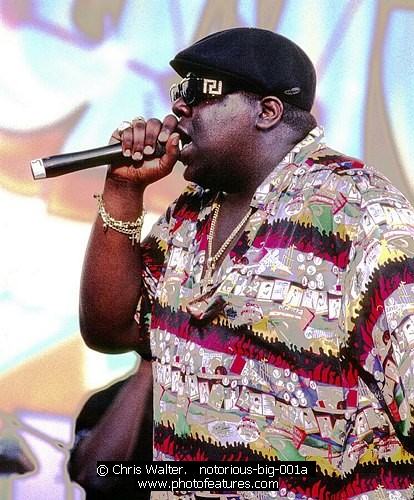 Photo of Notorious BIG by Chris Walter , reference; notorious-big-001a,www.photofeatures.com