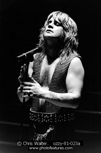 Photo of Ozzy Osbourne for media use , reference; ozzy-81-023a,www.photofeatures.com