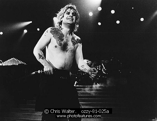 Photo of Ozzy Osbourne for media use , reference; ozzy-81-025a,www.photofeatures.com
