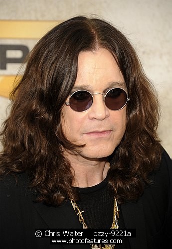 Photo of Ozzy Osbourne for media use , reference; ozzy-9221a,www.photofeatures.com