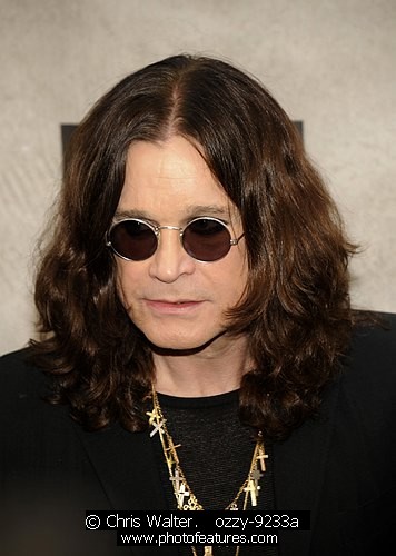 Photo of Ozzy Osbourne for media use , reference; ozzy-9233a,www.photofeatures.com