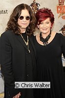Photo of Ozzy Osbourne with Sharon Osbourne at 2010 Spike Guys Choice Awards.