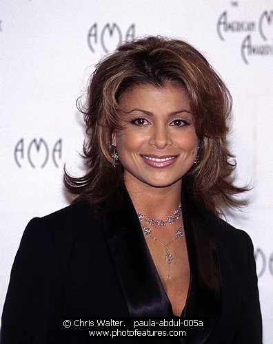 Photo of Paula Abdul by Chris Walter , reference; paula-abdul-005a,www.photofeatures.com