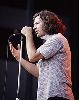 Photo of Pearl Jam 1993 Eddie Vedder<br> Photofeatures<br>