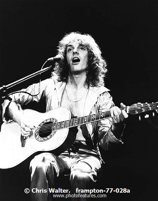 Photo of Peter Frampton for media use , reference; frampton-77-028a,www.photofeatures.com