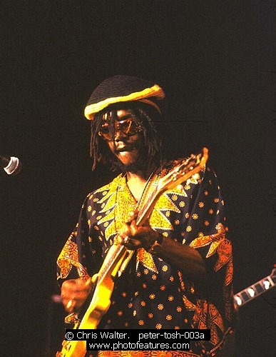 Photo of Peter Tosh by Chris Walter , reference; peter-tosh-003a,www.photofeatures.com