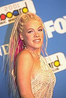 Photo of Pink at 2001 Billboard Awards at MGM Grand in Las Vegas 4th December 2001<br> Chris Walter<br>