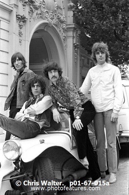 Photo of Pink Floyd for media use , reference; p01-67-015a,www.photofeatures.com