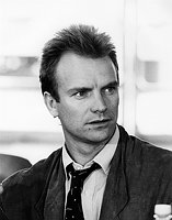 Photo of Sting 1986 at Amnesty Tour Press Conference