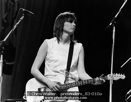 Photo of Pretenders for media use , reference; pretenders_83-010a,www.photofeatures.com