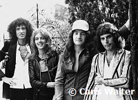 Queen 1975 Brian May, Roger Taylor, John Deacon and Freddie Mercury<br> Chris Walter<br>