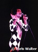 Queen 1975 Freddie Mercury<br> Chris Walter<br>