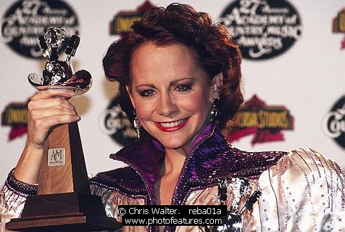 Photo of Reba McEntire by Chris Walter , reference; reba01a,www.photofeatures.com