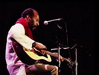 Photo of Richie Havens 1986<br> Chris Walter<br>