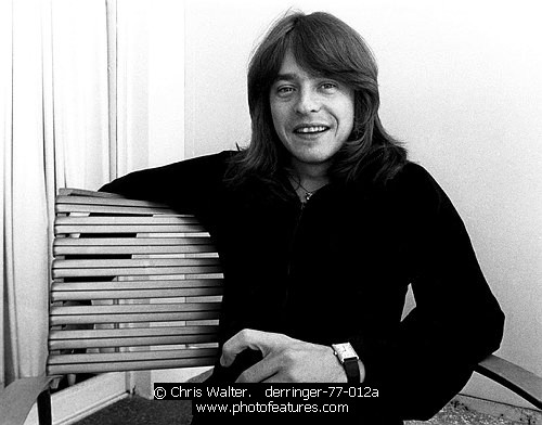 Photo of Rick Derringer by Chris Walter , reference; derringer-77-012a,www.photofeatures.com