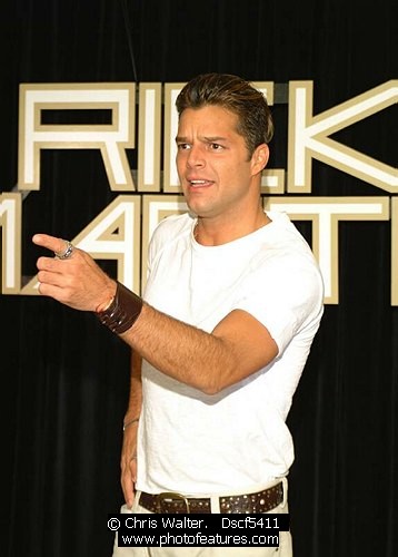 Photo of Ricky Martin by Chris Walter , reference; Dscf5411,www.photofeatures.com