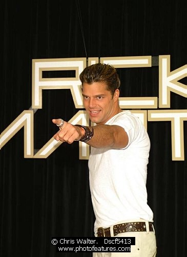 Photo of Ricky Martin by Chris Walter , reference; Dscf5413,www.photofeatures.com