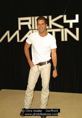 Photo of Ricky Martin by Chris Walter , reference; Dscf5415,www.photofeatures.com
