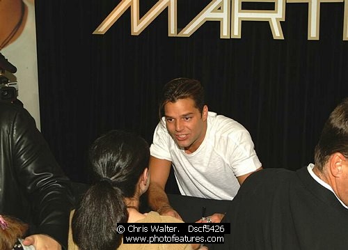 Photo of Ricky Martin by Chris Walter , reference; Dscf5426,www.photofeatures.com